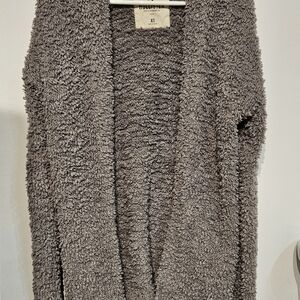 Hollister Women's Gray Shag Sweater